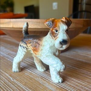Vintage Airedale /Fox Terrier Figurine